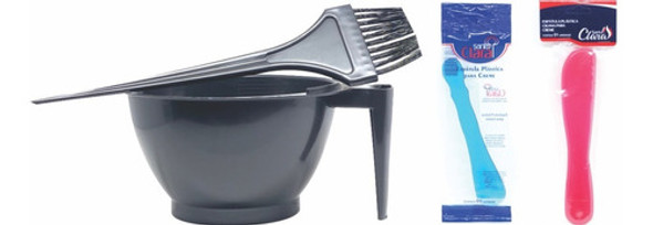 Kit  Com 10 Tigelas Com Pincel+ 10 Espatulas Finas+ 10 Espat 0