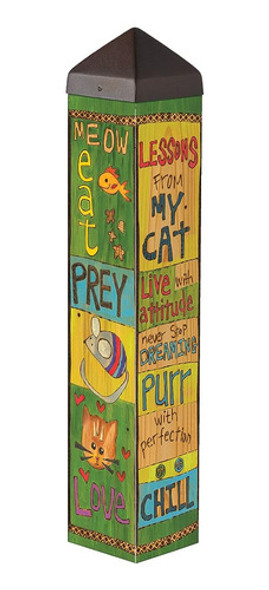 Studio M Lecciones De My Cat Art Pole Pet Kitty Outdoor Deco 1 Studio M Lecciones De My Cat Art Pole Pet Kitty Outdoor Deco 1