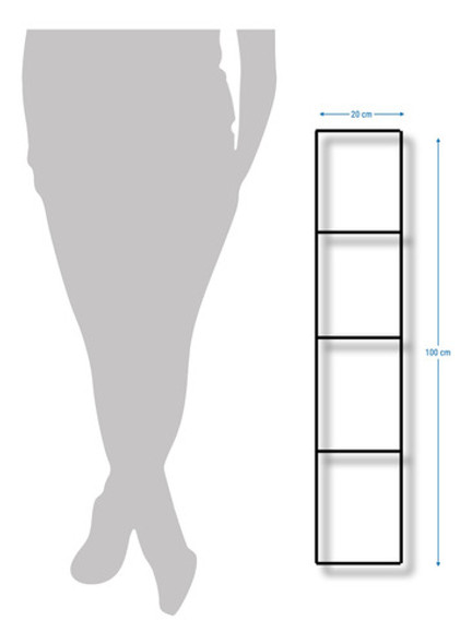 Soporte Para Plantas Trepadoras En Columna Pared Negro 20cm 1