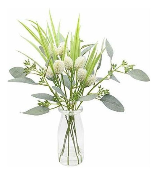 Flores Artificiales Para Decoración, Plantas Falsas Hojas De 0