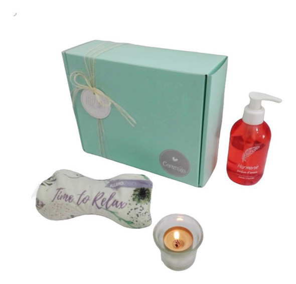 Kit Aroma Caja Regalo Box Rosas Set Relax Spa N64 Relax 1