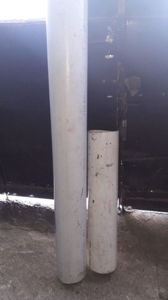Lote De 2 Caños Pvc  160 Milimetros Uno De 130cm 1