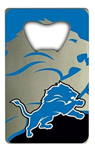 Fanmats 62551 Detroit Lions Abrebotellas Estilo Tarjeta De C 0