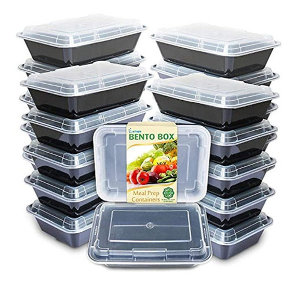 Envases De Comida De Enther 20 En Paquete Solo Compartimento 0 Envases De Comida De Enther 20 En Paquete Solo Compartimento 0