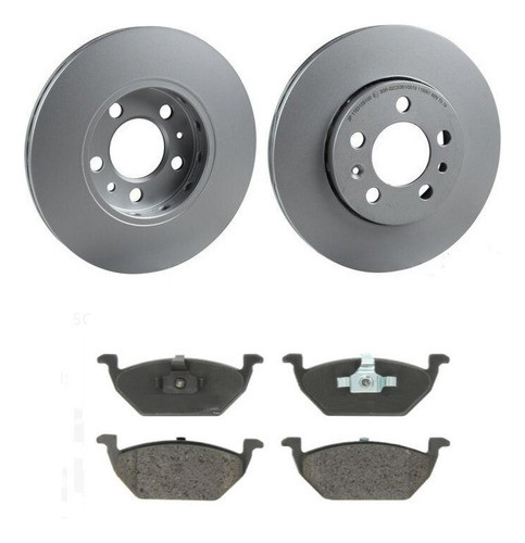 Kit Discos Y Pastillas P/ Volkswagen Fox Crossfox Suran 0