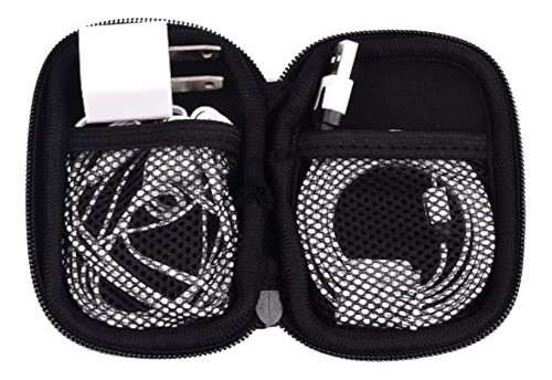 Negro Universal De Neopreno Con Cremallera Auriculares Auric 0