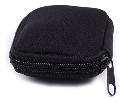 Negro Universal De Neopreno Con Cremallera Auriculares Auric 1