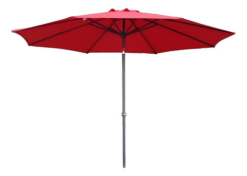 Sombrilla Exterior Jardin Stamm Aluminio Roja 3 Metros 0