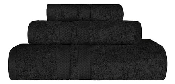 Superior Ultra-soft 3-piece Cotton Towel Set, Uso Diario Par 0 Superior Ultra-soft 3-piece Cotton Towel Set, Uso Diario Par 0