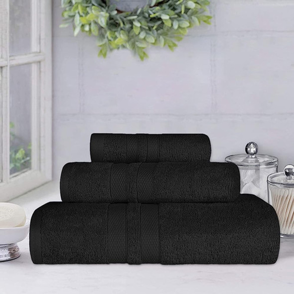 Superior Ultra-soft 3-piece Cotton Towel Set, Uso Diario Par 1 Superior Ultra-soft 3-piece Cotton Towel Set, Uso Diario Par 1