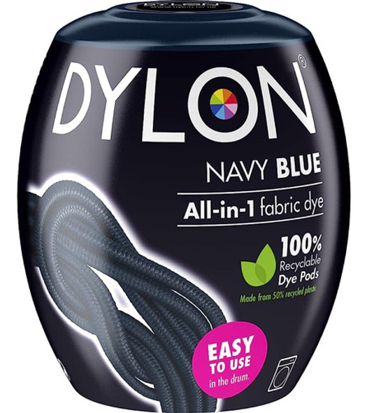 Dylon Machine Dye Pod, Azul Marino, Color De Tela Fácil De U 0 Dylon Machine Dye Pod, Azul Marino, Color De Tela Fácil De U 0