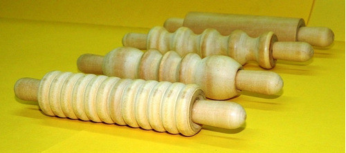 Set De 4 Palitos De Amasar Distintas Formas Didactico Ñxpqke 1