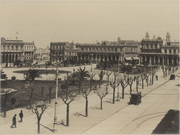 Montevideo Antiguo Plaza Independencia 1910 2 Lámina 45x30cm 1