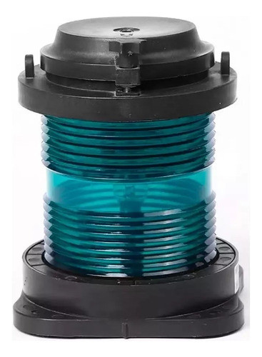 Luz De Navegação Verde 360° Corpo Em Abs Preto 12/24v 0