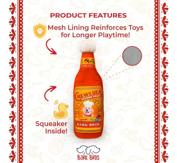 Bark Bros - Juguetes Para Perros Con Botella De Salsa - Jugu 1