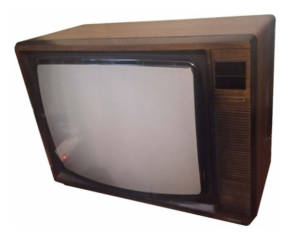 Televisor Grundig Antiguo Madera Vintage Años 80 Decoracion 0