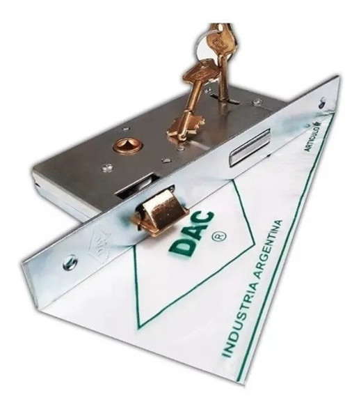Cerradura Dac 308 Doble Paleta Pasador Rectangular 0