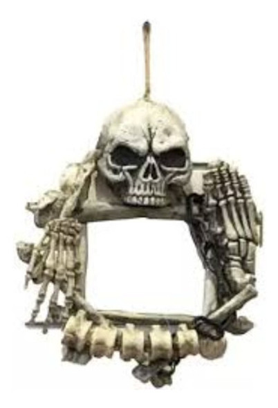 Corona De Huesos Calavera Decoracion Halloween 1 Corona De Huesos Calavera Decoracion Halloween 1