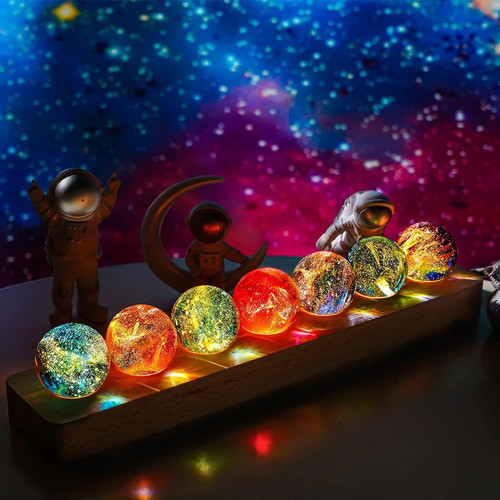 Krisinine 7 Chakra Esferas De Curación Natural Con Soporte D 0