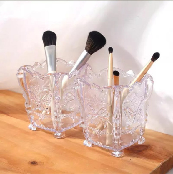 Organizador Porta Brochas Y Pinceles Acrílico Manicura Uñas 1