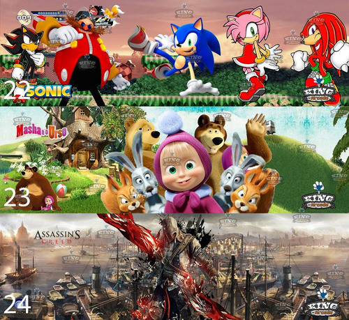 Kit Com 6 Adesivos Para Arcade Fliperama Kings Of Arcade 1