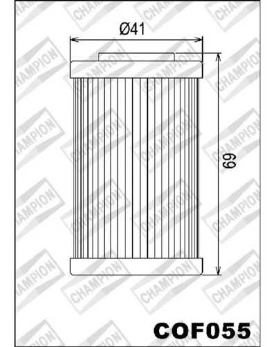 Filtro De Aceite Champion Ktm 200/390 Husqvarna 401 - Dafy 1