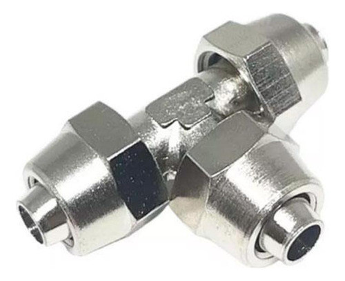 Conexão Tee Metal Com Porcas 8mm - Vb 0