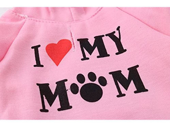 Droolingdog Ropa De Perro Amo A Mi Mama Sudadera Con Capuch 1