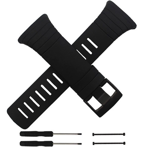 Malla Para Suunto Core All Black 22mm Negra 0