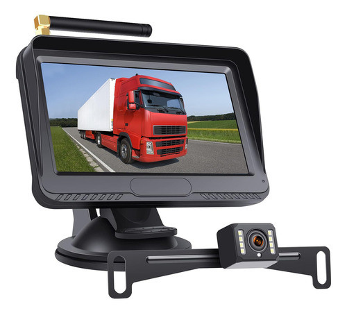B-qtech Kit De Camara Inversa Inalambrica, Pantalla Digital 0