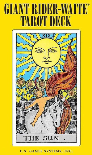 Giant Rider-waite Tarot Mazo Gigante 78 Inglés Stock Local 0
