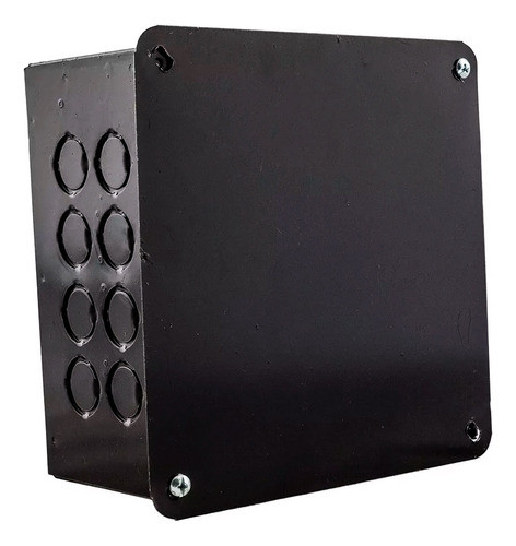 Caja De Pase Derivación 15x15x8 Ag Hierro Negra 0