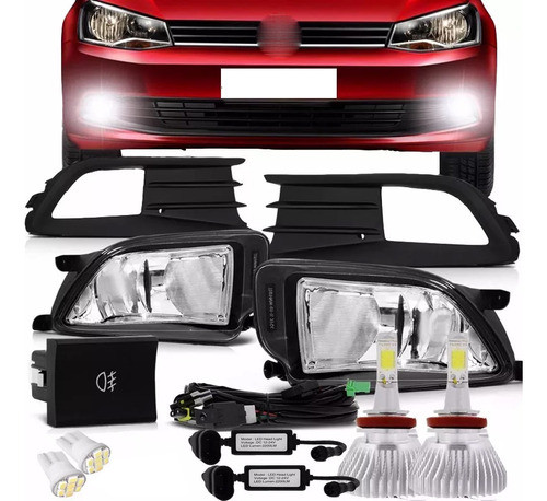 Kit Farol Milha Neblina Gol / Voyage G6 13 14 15 + 4 Brinde 0