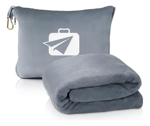 Manta De Viaje Premium Para Avión, Almohada Suave Para Manta 0