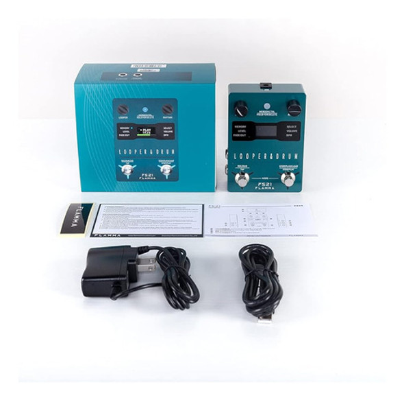 Flamma Fs21 Looper Pedal Drum Machine Stereo Guitar Loop Rec 1 Flamma Fs21 Looper Pedal Drum Machine Stereo Guitar Loop Rec 1