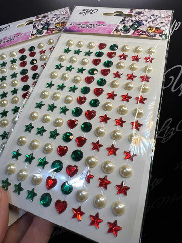 Gemas Perlas Navideñas Fiestas 1
