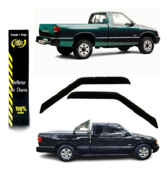 Calha Chuva Compativel S10 Cabine Simples E Estendida 96/11 0