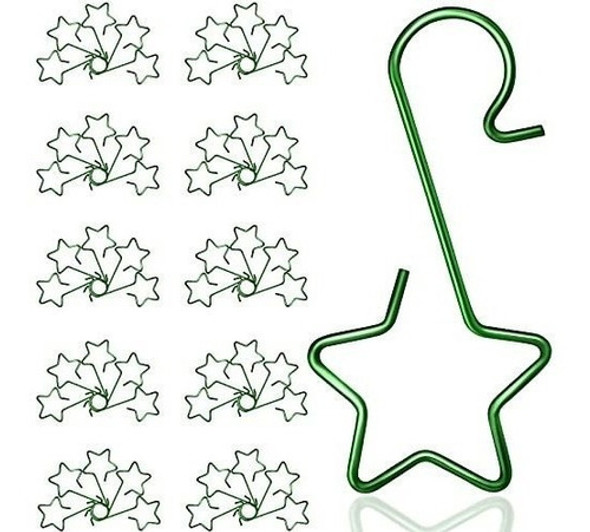 Ganchos Para Bolas De Navidad- Ac. Inox-  X 200u./verde 0