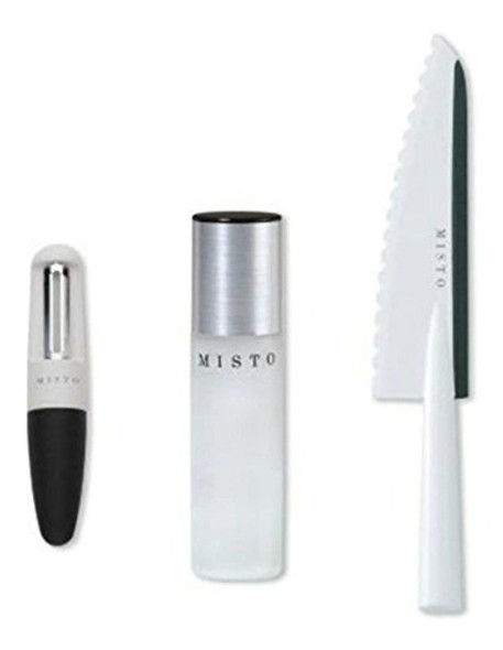 Misto 3pc Set De Ensalada Con Gourmet Pulverizador De Aceite 0