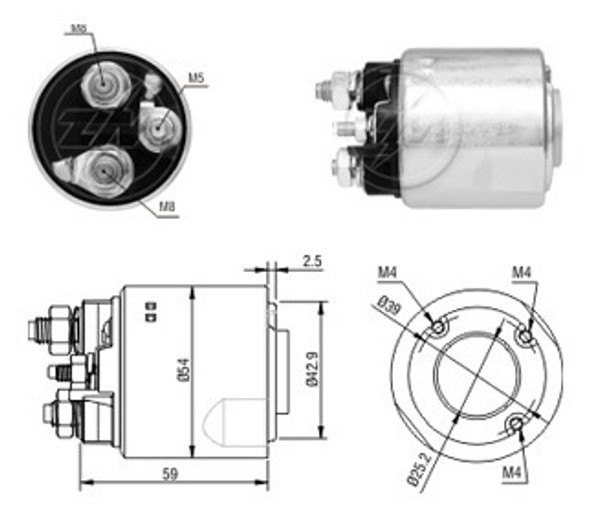 Solenoide Valeo Renault Clio/logan/sandero 0 Solenoide Valeo Renault Clio/logan/sandero 0