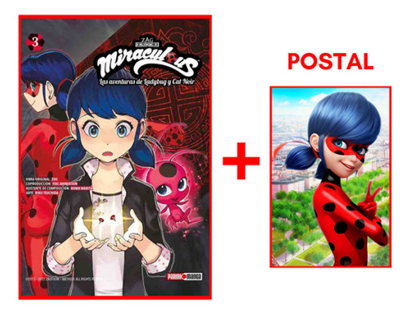 Panini Arg - Miraculous #03 + Postal De Regalo 0
