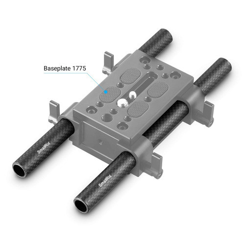 Smallrig 870 Pack X 2  15mm Carbon Fiber Rod For Came (rt9w) 1