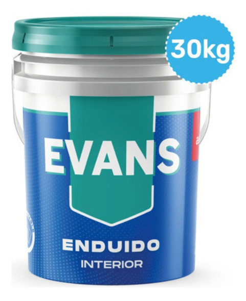 Enduido Interior 30 Kg Andina Evans Antihongos Fácil Lijado 1