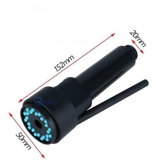 Arejador Chuveirinho Bico Gatilho Torneira Gourmet Preta 1