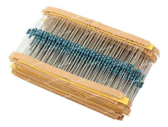 Resistencia Metal Film 1w 120 Ohm 120r 120e 5% Pack X10 0