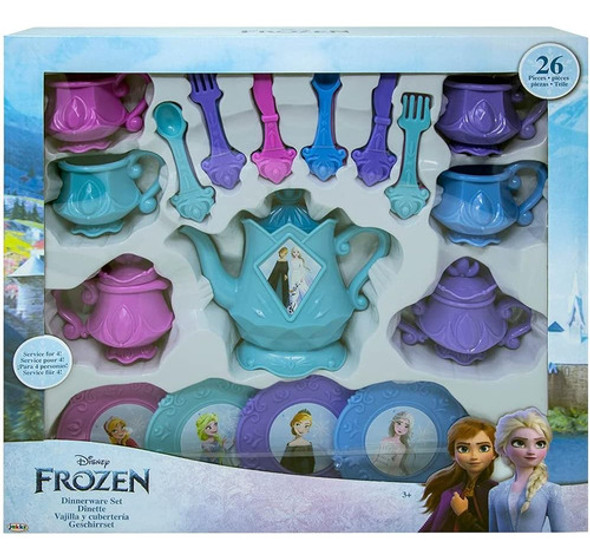 ~? Paquete Clásico De Disney Frozen Tea Set ~ 26 Pc Decoraci 1 ~? Paquete Clásico De Disney Frozen Tea Set ~ 26 Pc Decoraci 1