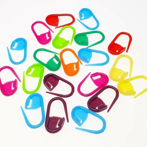 Marcapuntos Plásticos Colores Almendra Pack 100uni Faisaflor 1