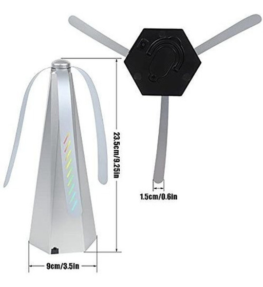 3 Ventiladores Hexagonos Piaopiaoniu Repelente Para Moscas 1 3 Ventiladores Hexagonos Piaopiaoniu Repelente Para Moscas 1