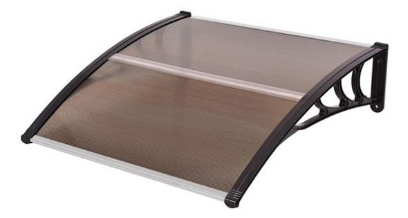 Alero De Policarbonato Bronce 1,2 X 0,8 M - Toldo Ahumado Ve 0