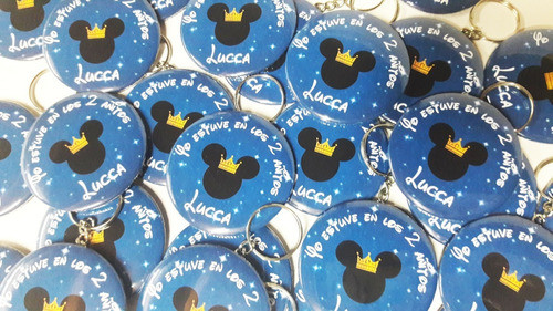 Llaveros Mickey Principe Souvenirs 15 Años Cumpleaños 1